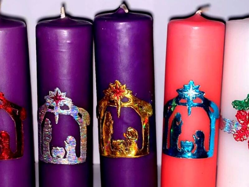 Set Velas Navideñas Mexico