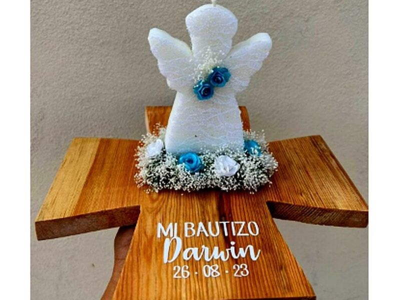 Vela Angel Mi Bautizo Mexico