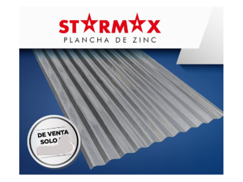 Plancha Zinc Mexico