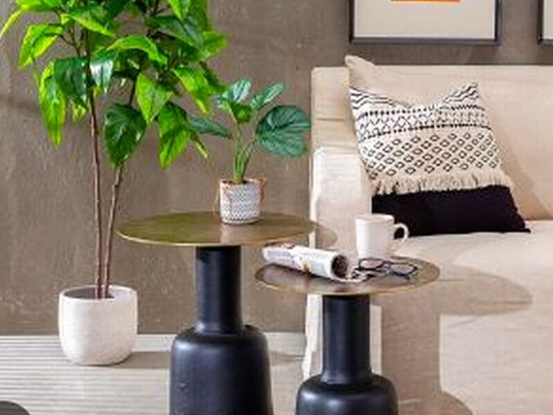 Mesa Auxiliar  Estilo Contemporáneo México
