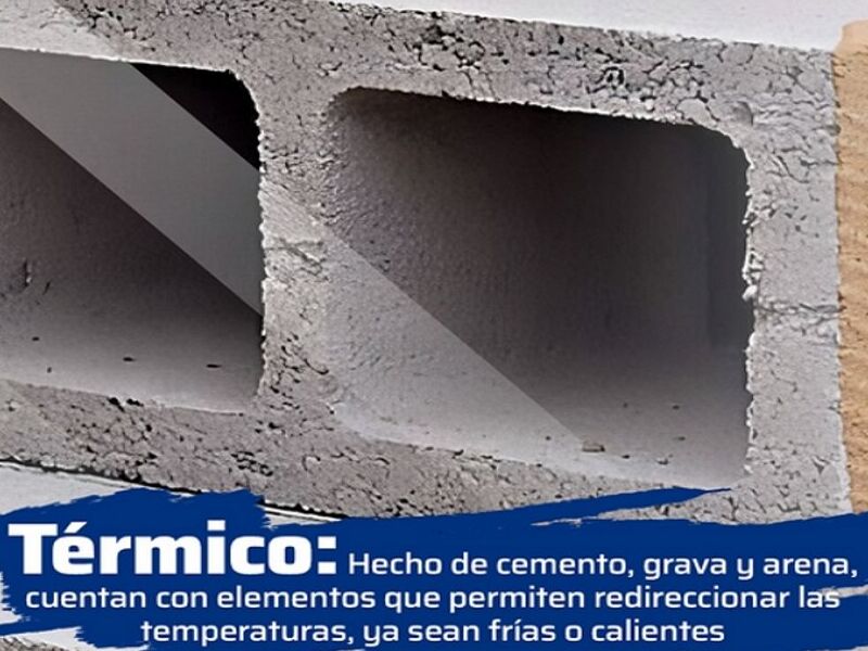  Bloques de concreto Termico  Tultitlán