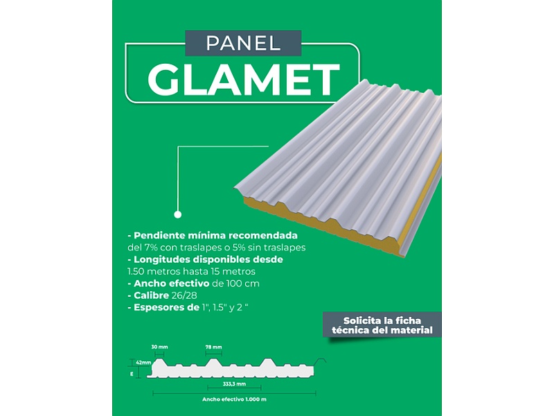 PANEL GLAMET MONTERREY