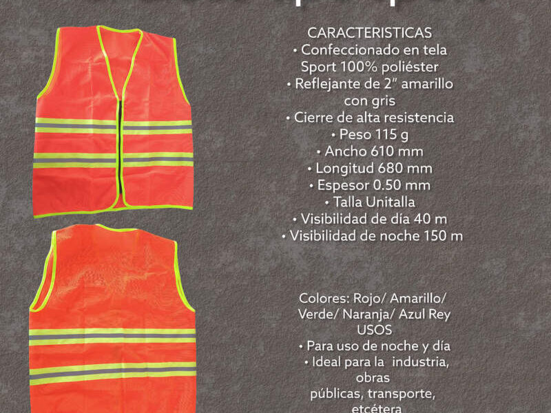 Chaleco tipo sport México 