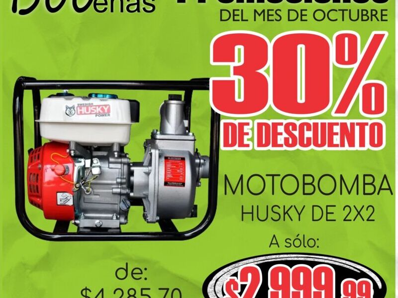 Motobomba Husky 2x2 México 