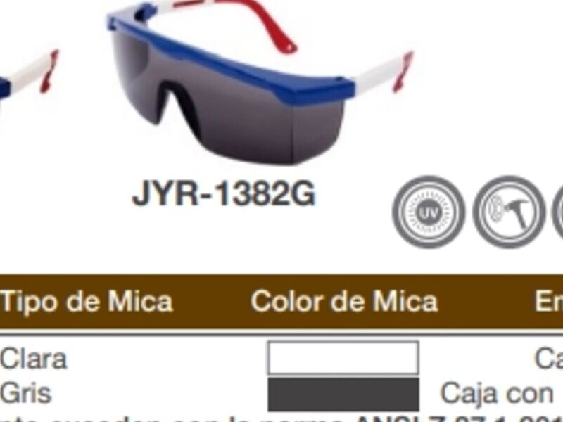 Lentes Sargento de Ceja Tricolor México 