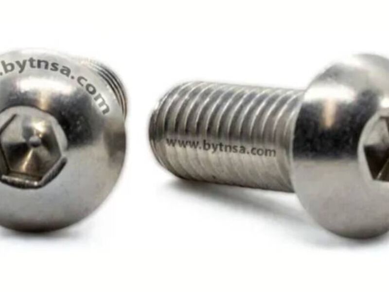 Tornillo Boton Inoxidable