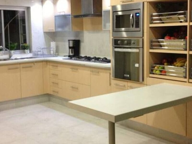 Cocina integral beige México 