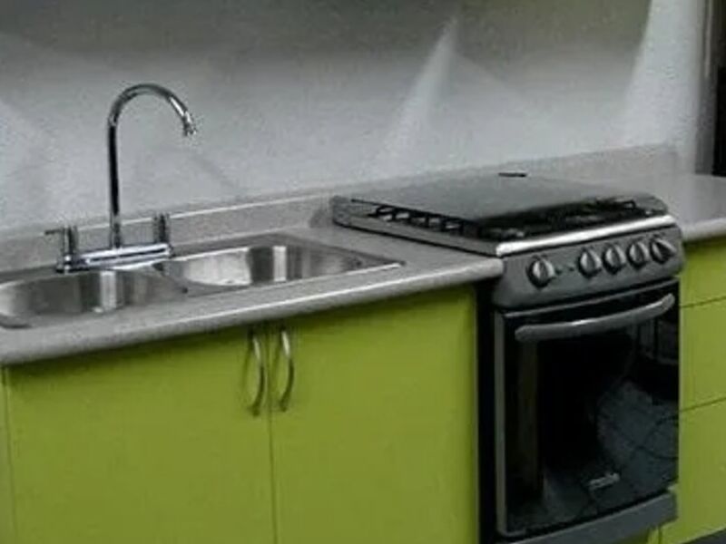 Cocina integral verde limón México 