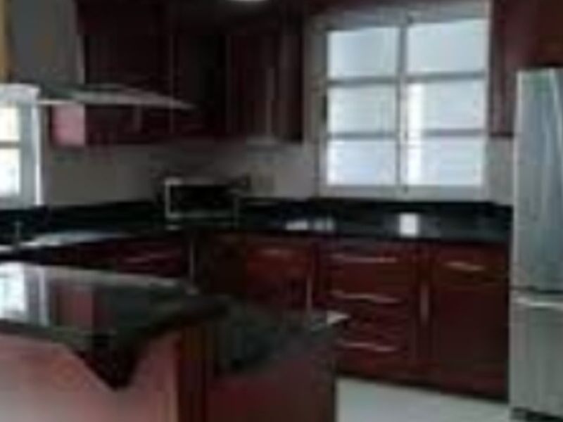 Cocina integral madera natural México 