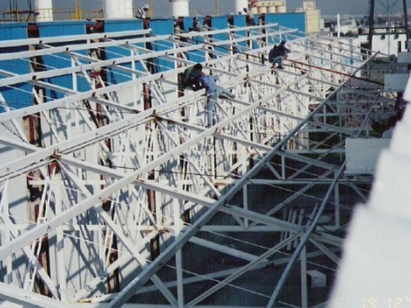 Montaje estructura metálica México 