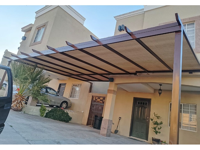 Pérgola de fibra sintética México