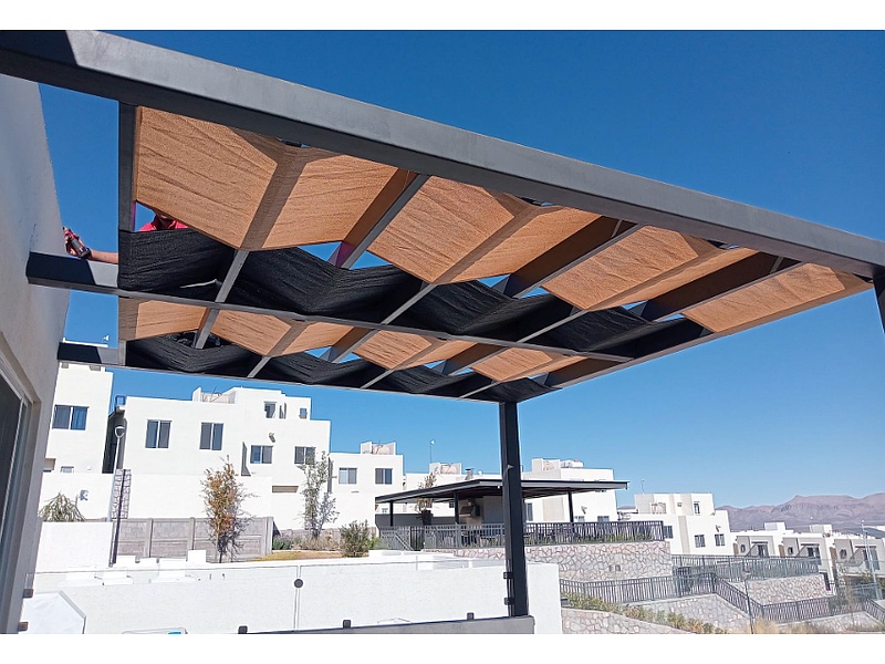 Pérgola entrelazadas México