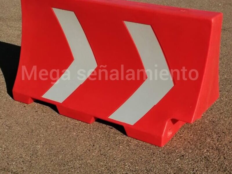 Barrera señalización vial México 
