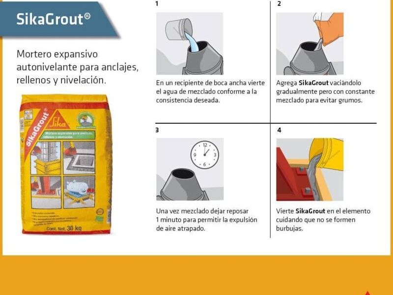 Sika Grout Constructor Saco México 