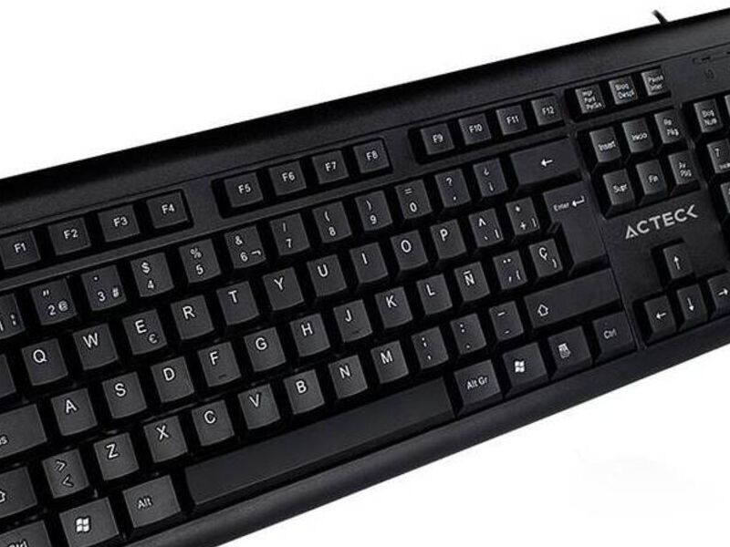 TECLADO ESTANDAR ALAMBRICO ACTECK-E 