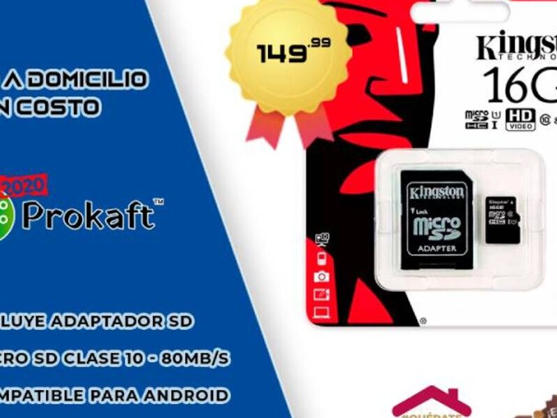 SD CLASE 10 Canvas Select de 16GB