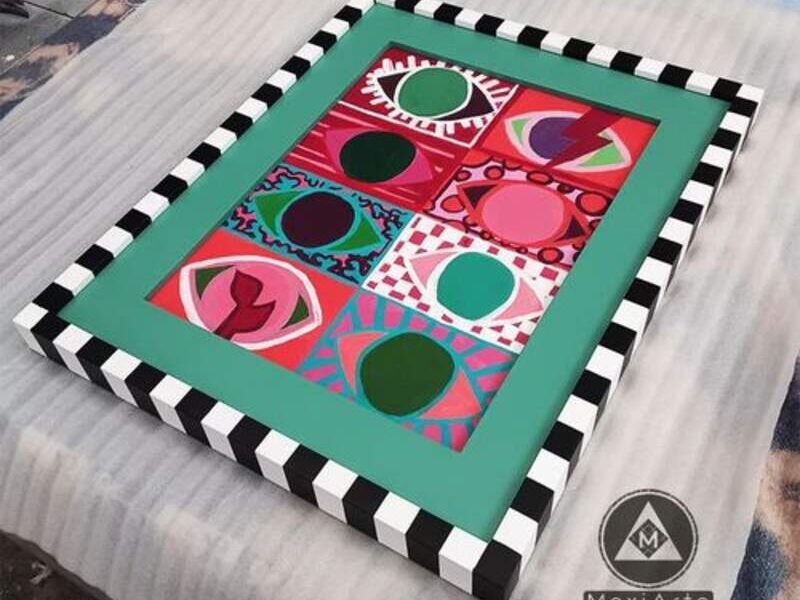 Cuadro Decorativo Bicolor México