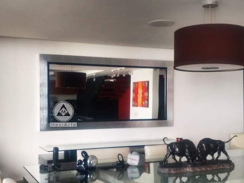 Espejo Rectangular Plata México