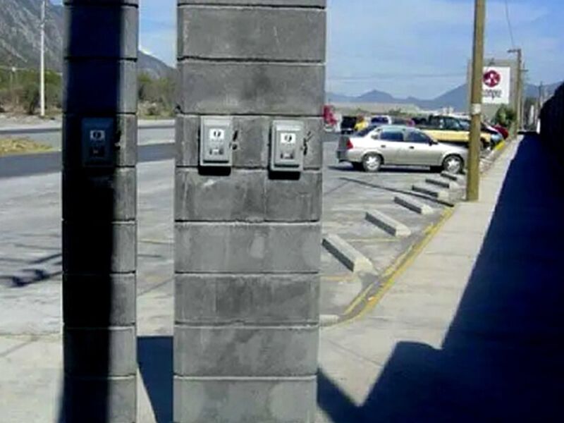Muretes concreto electricidad México