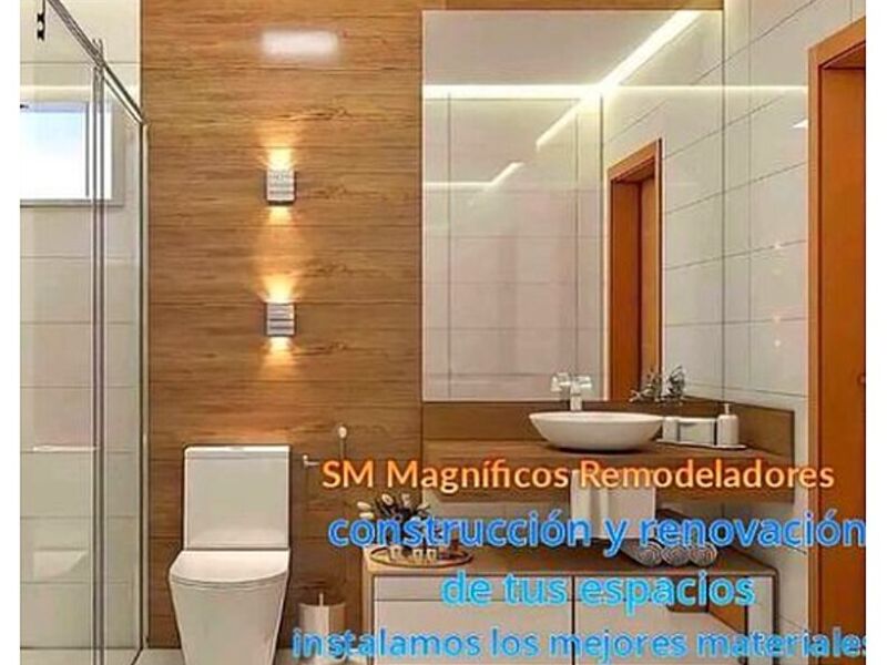 Baño muebles madera México