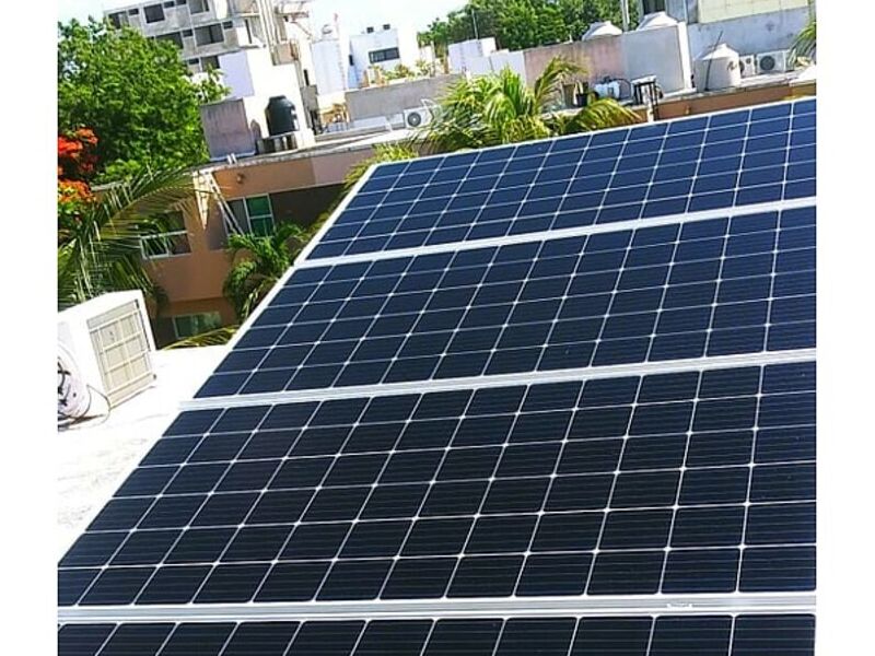Sistema solar 7 paneles Yucatán