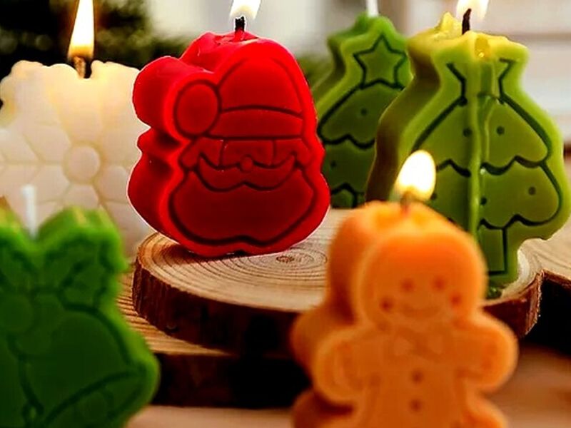 Velas Navideñas pequeñas Mexico