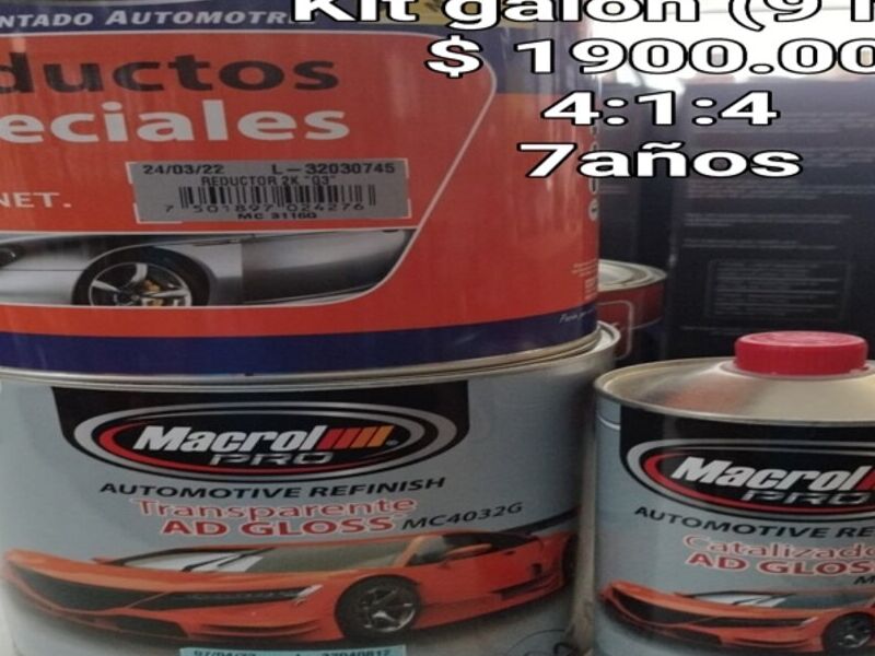 Kit galón 9 lt México