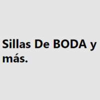 Sillas BODA