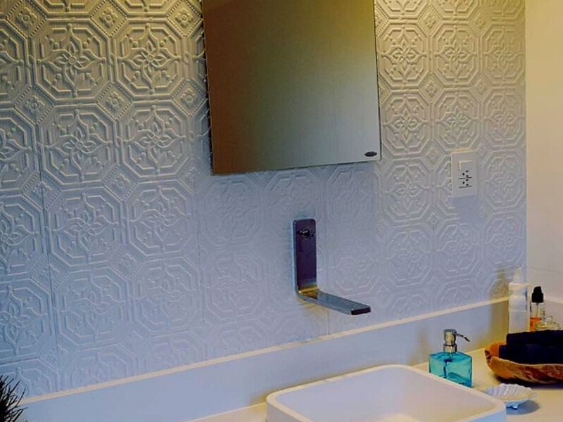Azulejo blanco baño Mexico