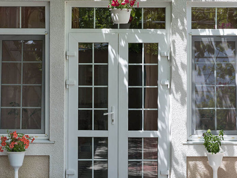 Puerta doble hoja ventanas México