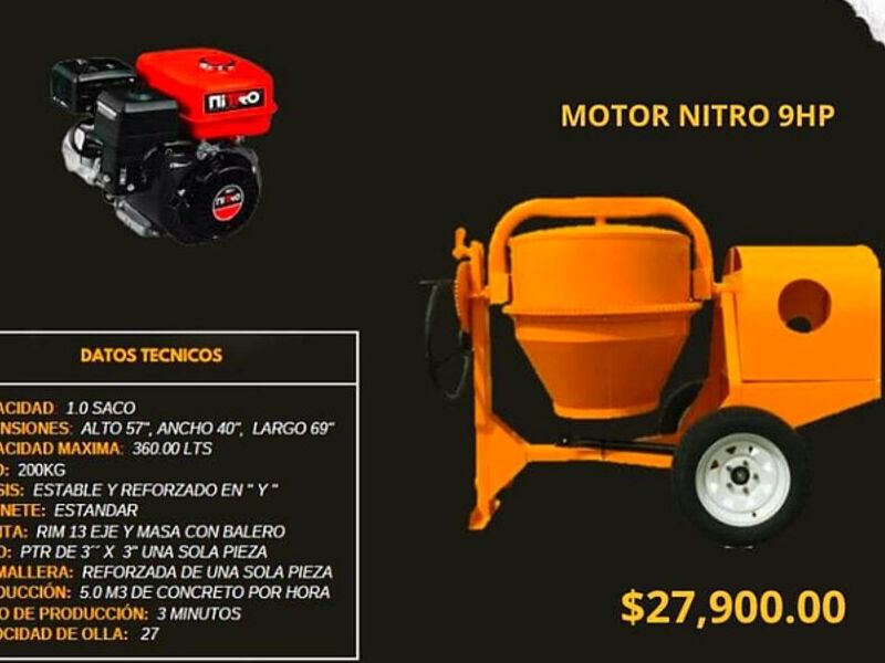 Revolvedora Motor Nitro México