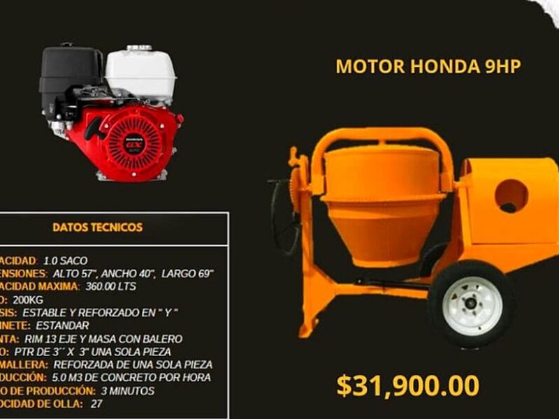 Revolvedora Motor Honda México