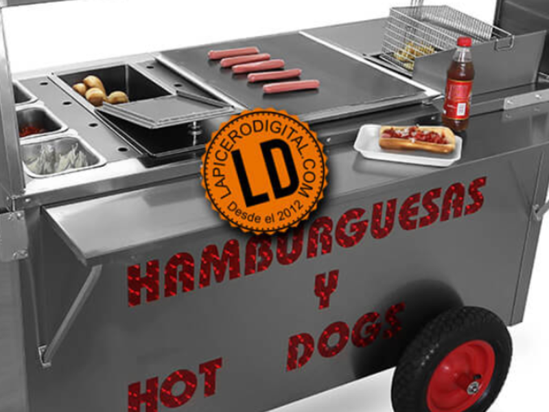Carrito para hot dogs HB México
