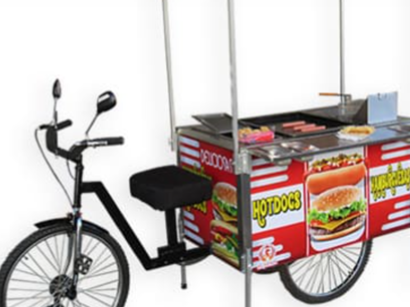 Carrito  hot dogs tipo Food Bike México