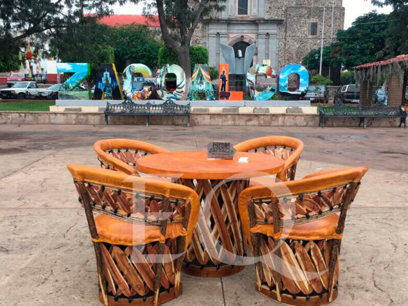 EQ Juego de equipales estilo Acapulco México