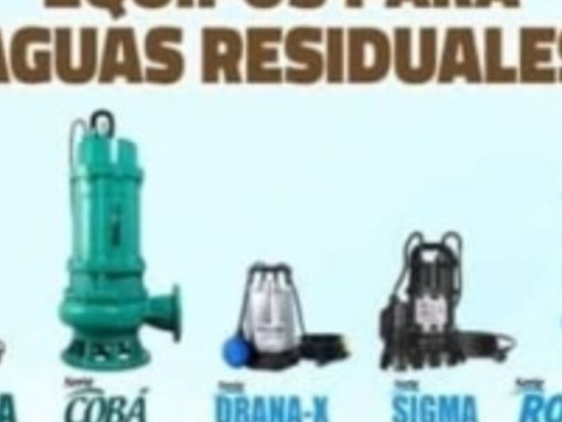 Equipos aguas residuales México 