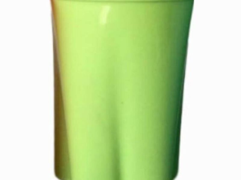 Vasos mariposa verde