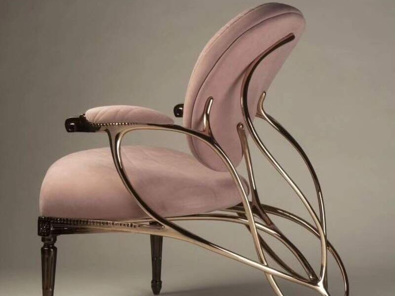 Silla Vanguardista Rosa México