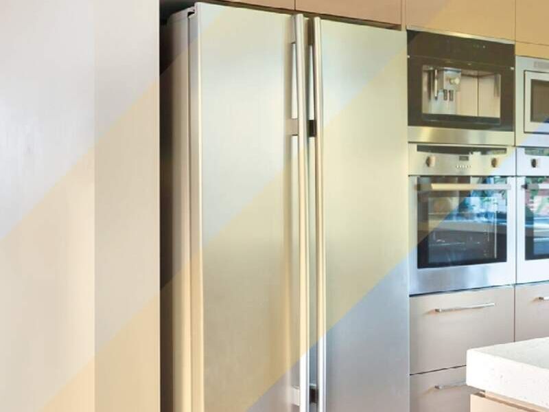 Cocina integral beige porcelanato México 