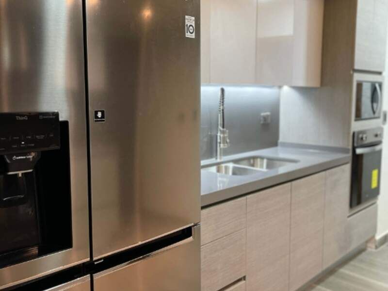 Cocina beige matizada México 