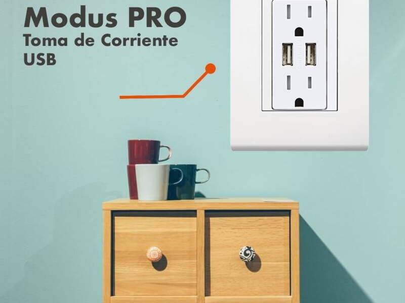 Tomacorriente USB Modus PRO México 