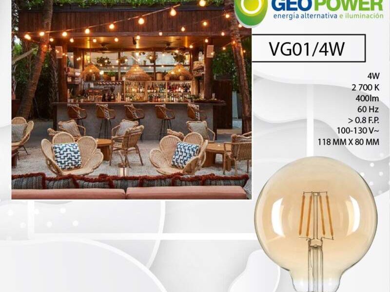 Bombilla LED filamento México 