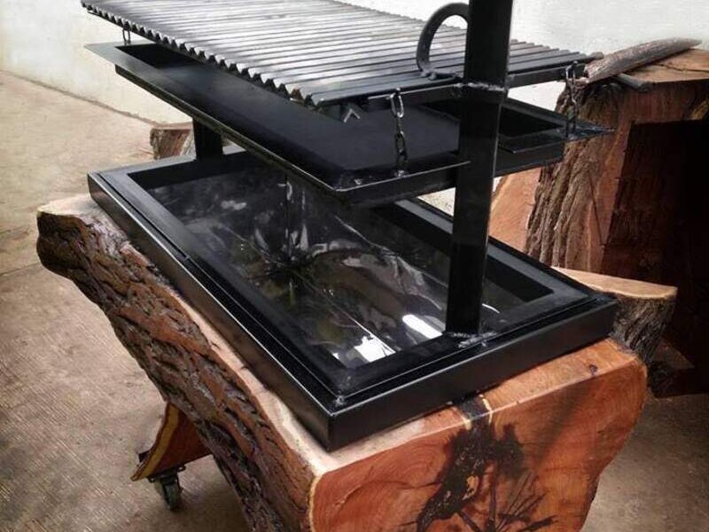 Asador tipo ataúd México