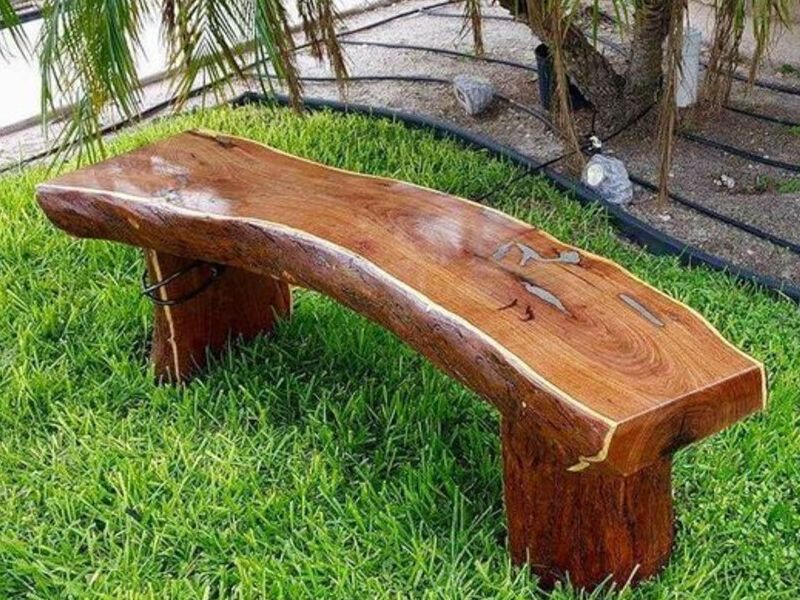 Banca Rústica para su jardín México