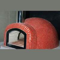 Horno de ladrillo rojo