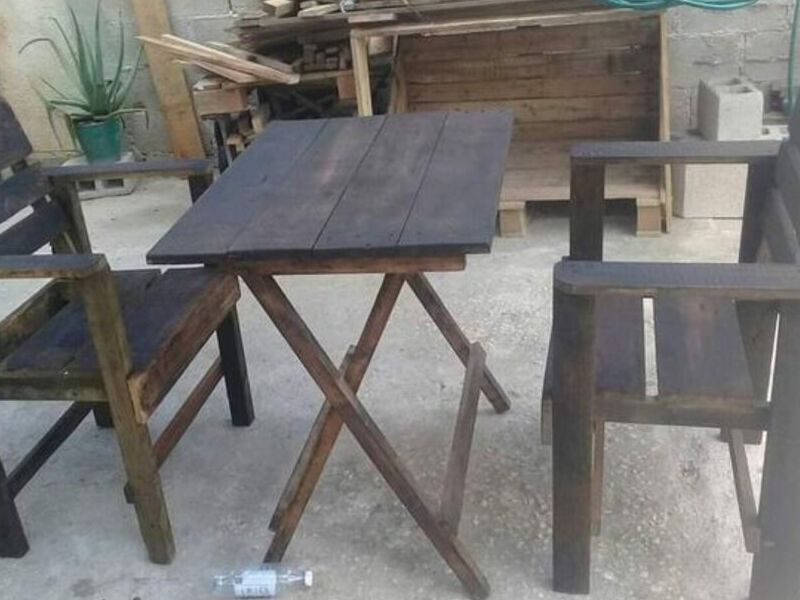 Mesa Rústica Negra México