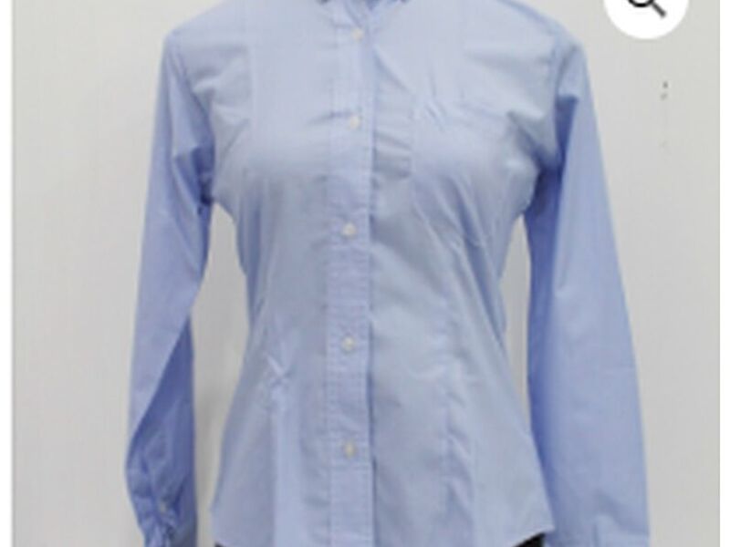Blusa manga larga azul Villahermosa