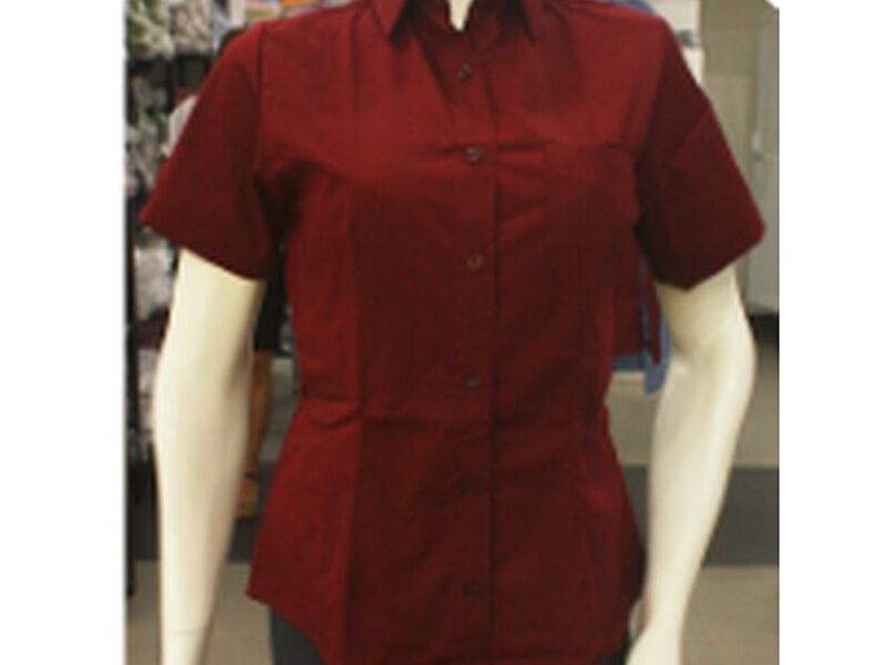Blusa manga corta vino Villahermosa