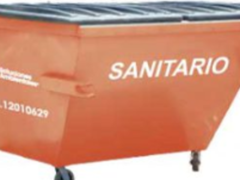 Contenedor basura naranja méxico