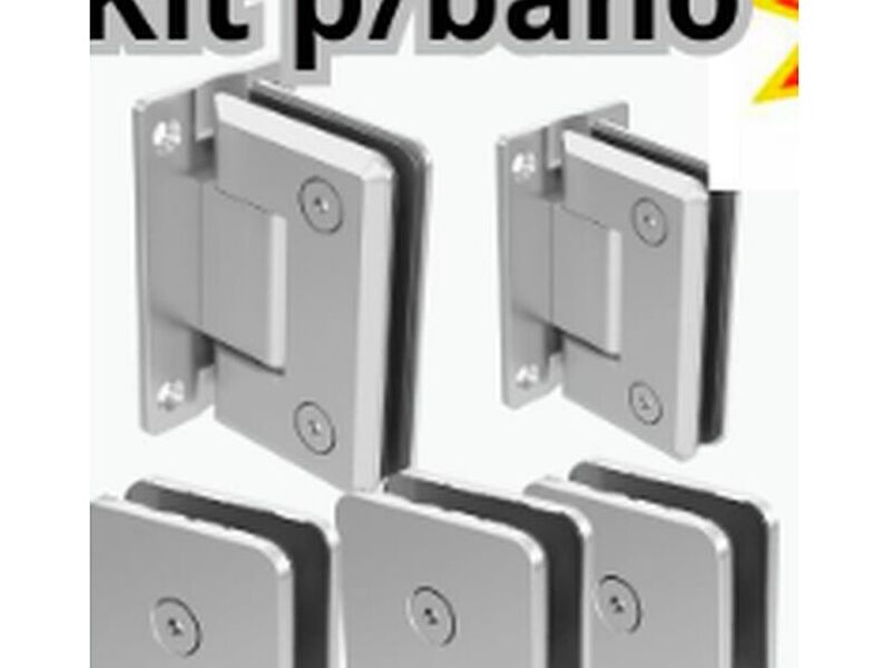 kit visagra muro vidrio Leon 